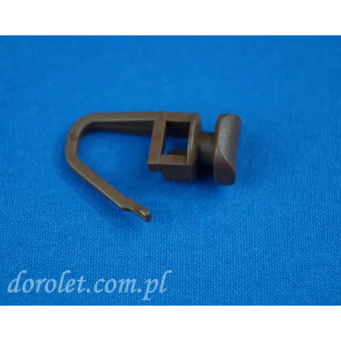 TS safety pin with slide - bronze